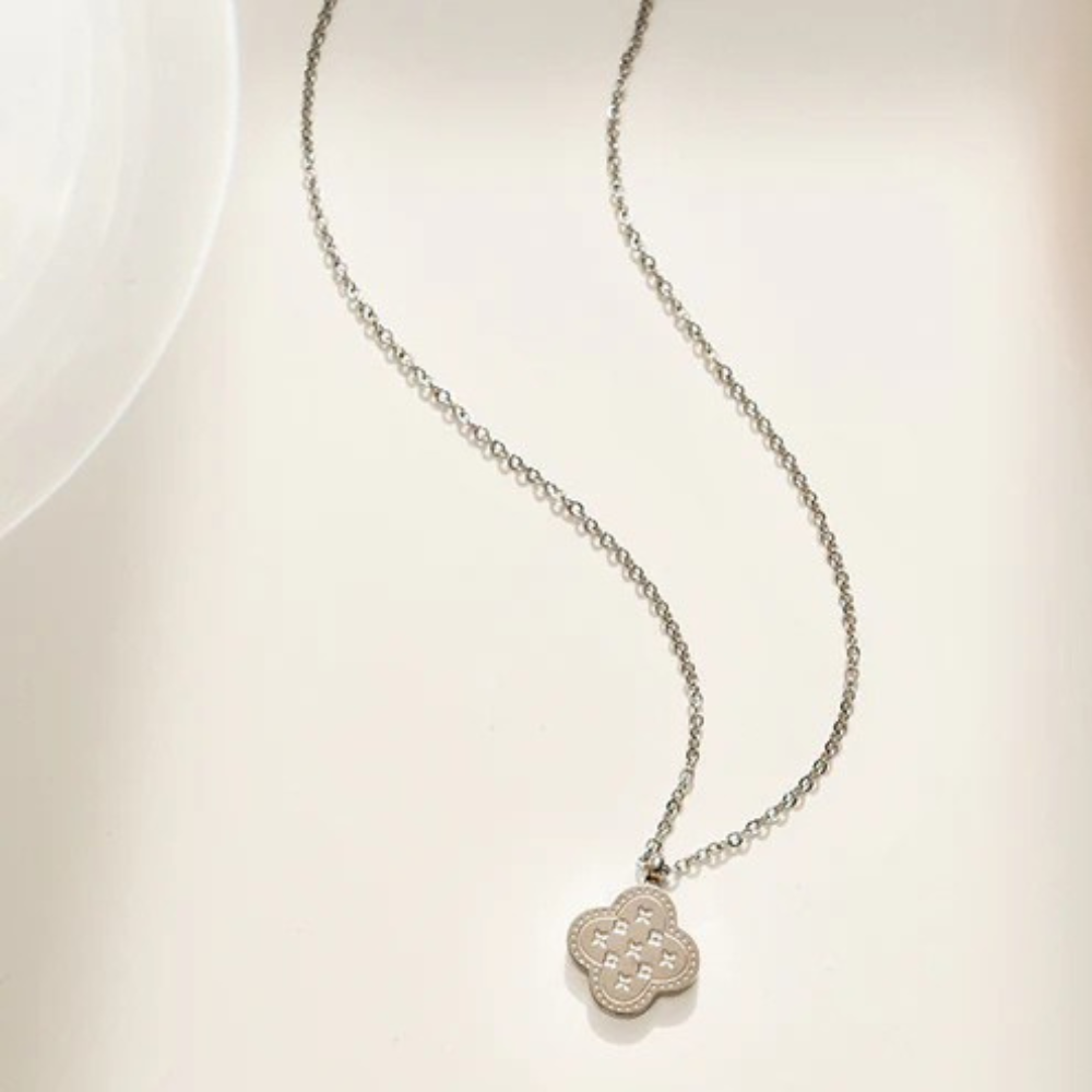 CELESTIA – Kleeblatt-Kette, 18K vergoldet