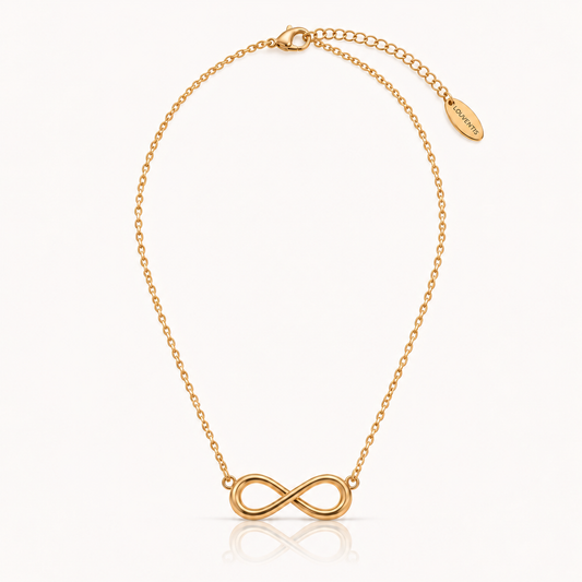 INFINIA – Goldene Halskette mit Infinity-Symbol