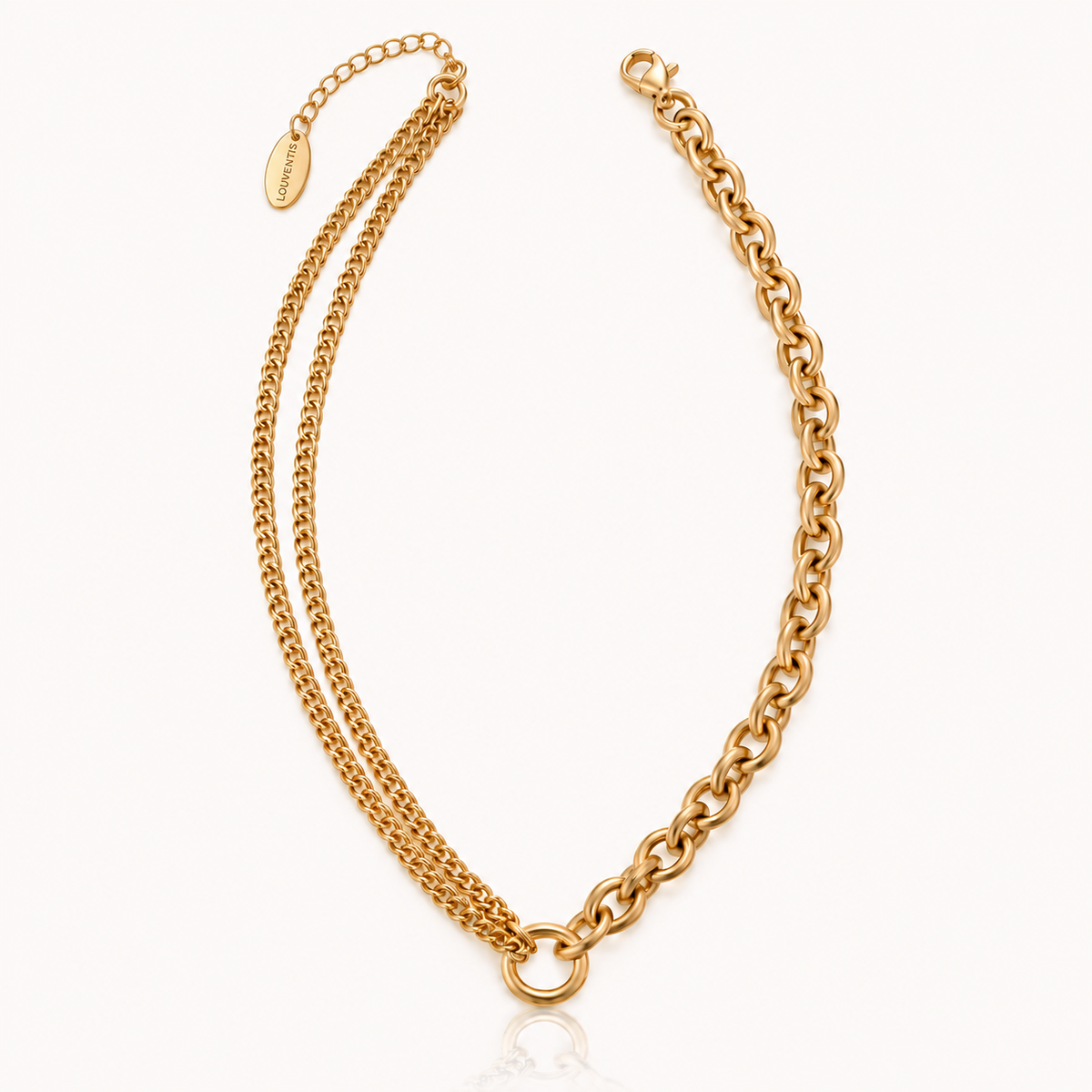 DUETTA – Halskette mit Ringdetail