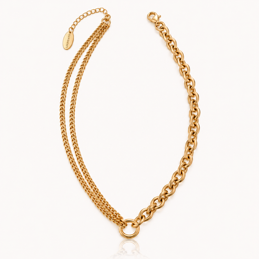 DUETTA – Halskette mit Ringdetail