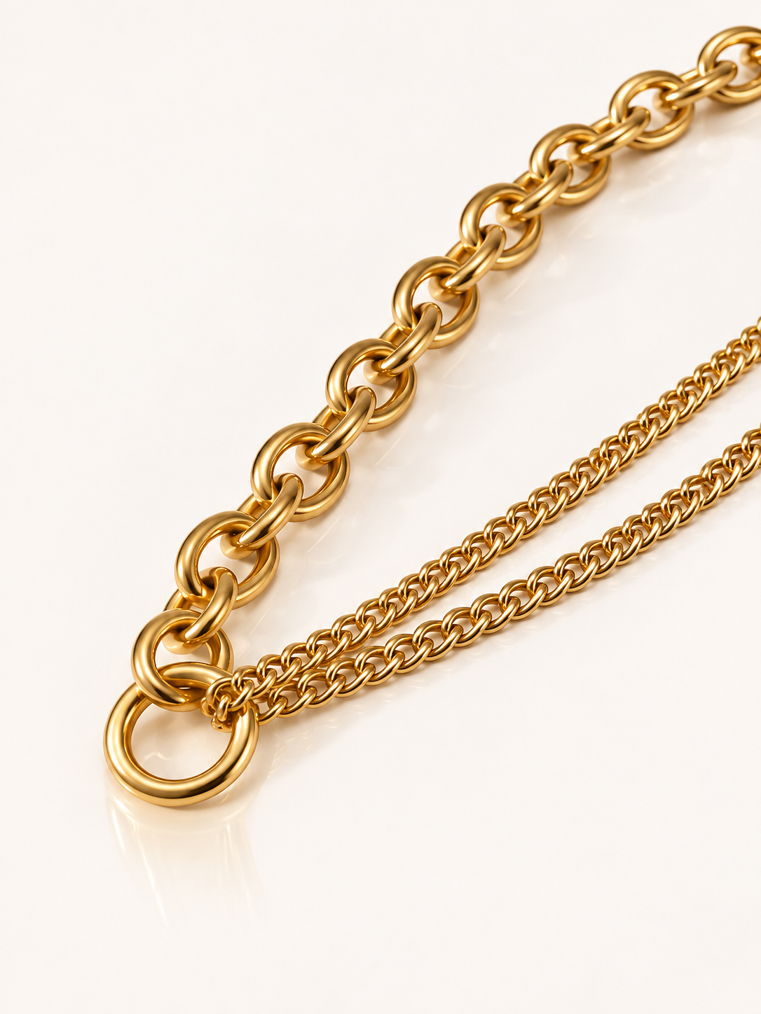 DUETTA – Halskette mit Ringdetail
